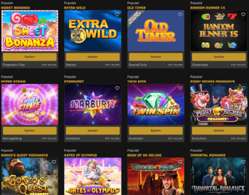 Spellen in het online casino